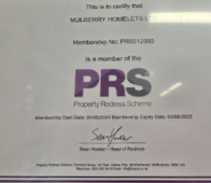 PRS Property Redress Scheme Logo